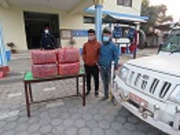 गांजा सहित घिमीर र  थिड प्रकाउ